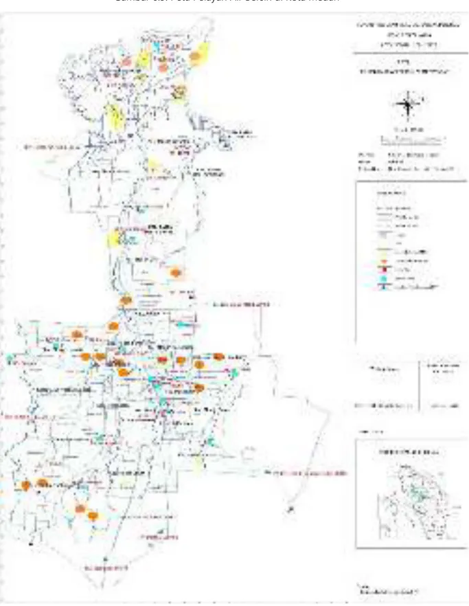 Gambar 6.9. Peta Pelayan Air Bersih di Kota Medan 