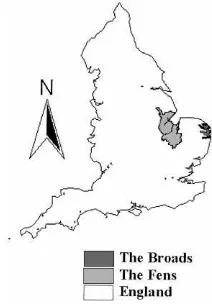 Fig. 1. Location of Fenland study area.