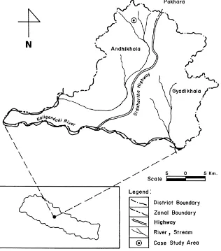 Fig. 1. Location of Shyangia district in Nepal.