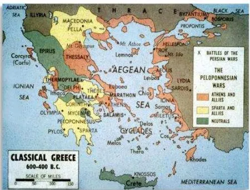Gambar 1: Dunia Yunani Klasik 