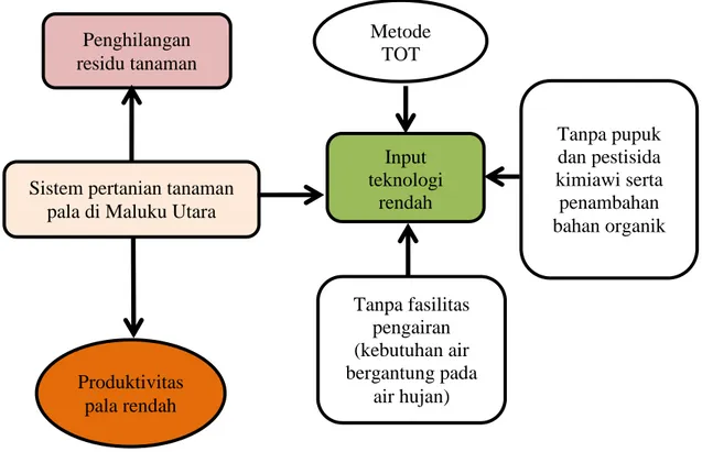 Gambar 1. Karakteristik pengelolaan tanah yang diterapkan pada sistem pertanian  tanaman pala di Maluku Utara