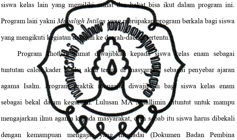 Tabel 1. Daftar Asrama Siswa Madrasah Muallimin Yogyakarta