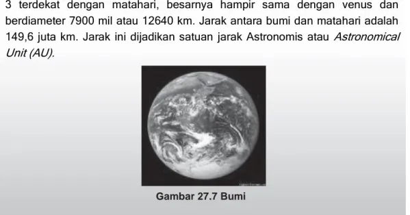 Gambar 27.7 Bumi 