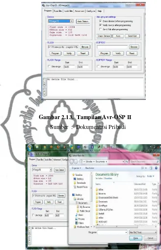 Gambar 2.13.  Tampilan Avr-OSP II 