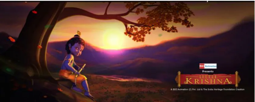 Gambar 1.1  Cover Little Krishna     
