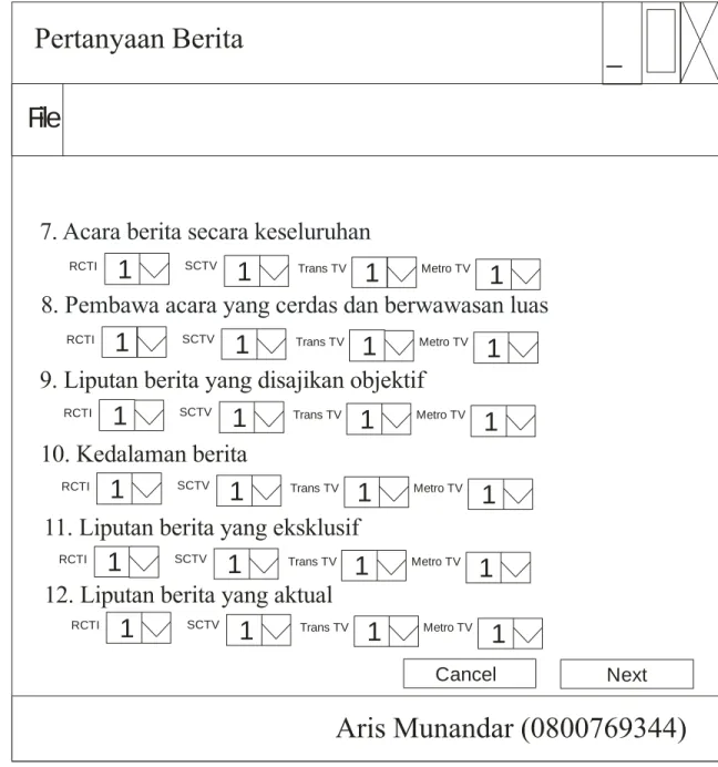 Gambar 3.6 Rancangan layar 4 