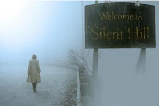 Gambar II.5 Set Pembangun Mood Menggunakan Kabut pada Film Silent  Hill  