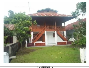 Gambar 7Rumah Kayu Minahasa di Kelurahan Jawa Tondano