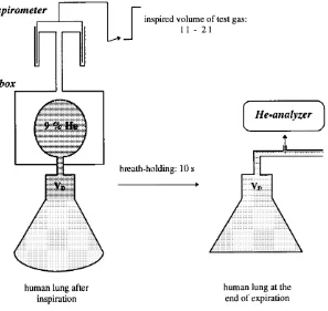 FIG. 1.Scheme of experimental procedure to determine residual volume by