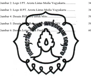 Gambar 2: Logo I PT. Aresta Lintas Media Yogyakarta.............. 
