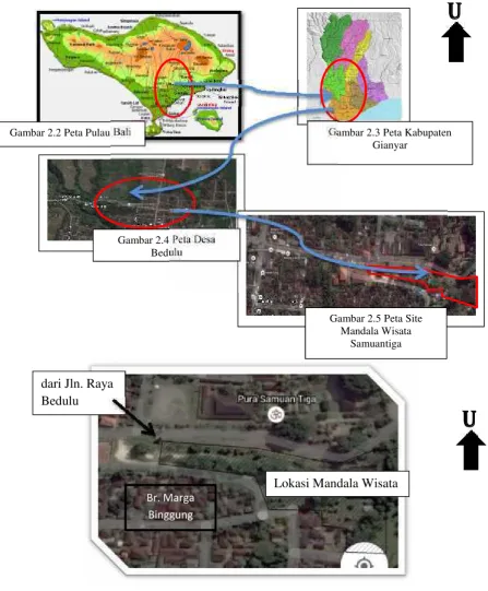Gambar 2.2 Peta Pulau Bali