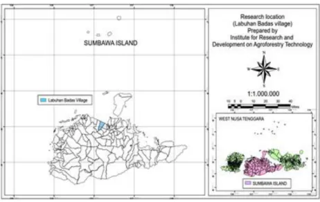 Gambar 1. Lokasi Penelitian (Achmad dan Diniyati, 2018).   Figure 2. Research site 