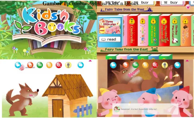 Gambar 1. Gambar Aplikasi Kids’n Books 