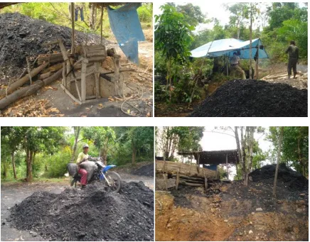 Gambar 5. Aktivitas penambangan batubara di Bayah