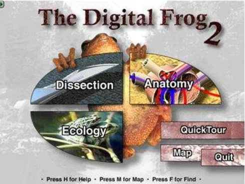 Gambar 1.5. Tampilan antarmuka software The Digital Frog 2  