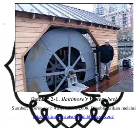 Gambar 2-1. Baltimore's Waterwheel 