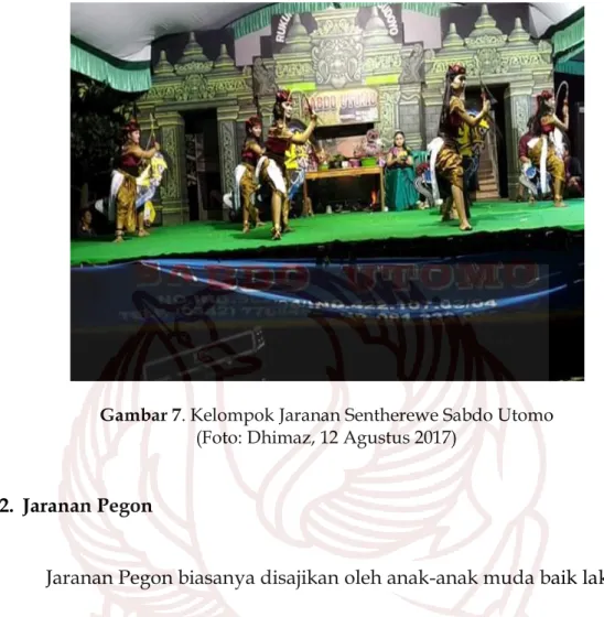 Gambar 7. Kelompok Jaranan Sentherewe Sabdo Utomo 