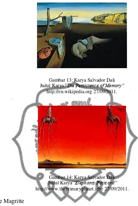 Gambar 13: Karya Salvador Dali 