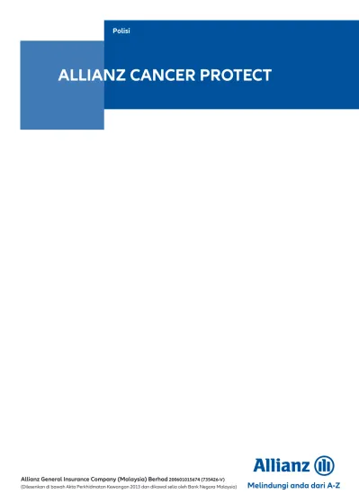 Allianz Cancer Protect