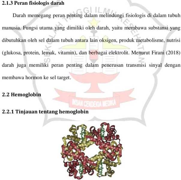 Gambar 2.2 Struktur 3-dimensi Hemoglobin 