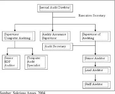 Gambar 2.4 Internal Audit dipimpin oleh Direktur Internal Audit 