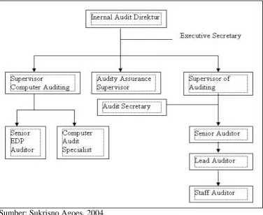 Gambar 2.4 Internal Audit dipimpin oleh Direktur Internal Audit 