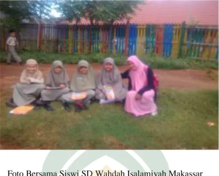 Foto Bersama Siswi SD Wahdah Isalamiyah Makassar 