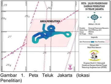 Gambar  1.  Peta  Teluk  Jakarta  (lokasi  Penelitian) 