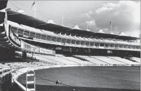 Fig. 5.23Grandstand at Lord’s Cricket Ground, London, UK, 1987; Michael Hopkins & Partners, architects; Ove Arup &Partners, structural engineers