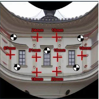 Figure 15.  Example: unwrapping of the water tower upper part  