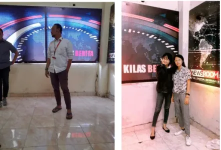 Gambar 12 dan 13. Ruang News  (Sumber: Dokumen Laska Indah, 2020)  5.  Program Acara  