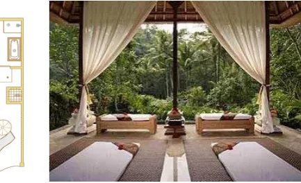 Gambar 2.25  : Denah Royal Spa Villa 