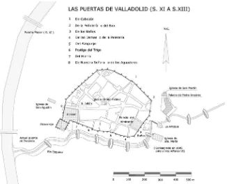 Figure 2: Wall doors of Valladolid in the 11th century
