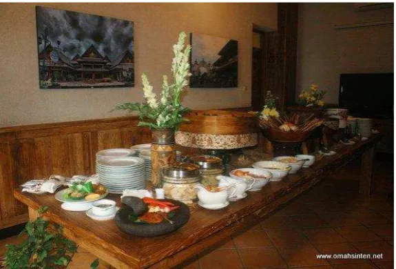 Gambar 11   Menu  Buffet Omah Sinten 