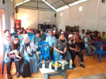 Gambar 2. Peserta pelatihan dan tim pengabdian program studi Teknik Pertanian   