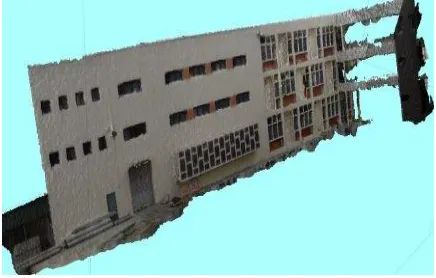 Figure 12: Textured 3D model of O.P.Jain auditorium building of civil engineering department  