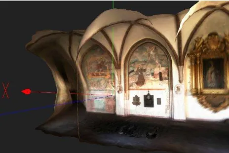 Figure 16. Flare3D viewer enables to have a 3D virtual tour through the object. 