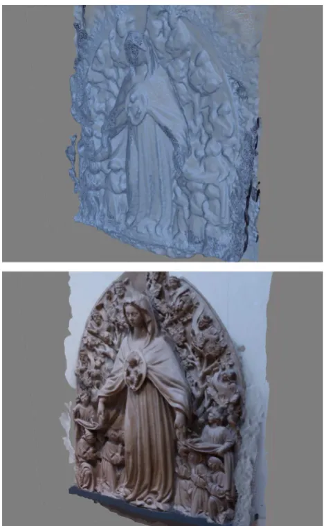 Figure 4: a screenshot of the Photoscan project 