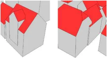 Figure 9. These extrusions in the building façades can be automatically eliminated by the global half-space adjustment