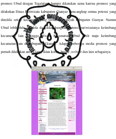 Gambar 2. 14 : Website Ubud. 