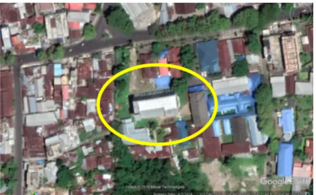 Gambar 1. Lokasi Gedung RSJ Ratumbuysang   di Manado 