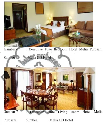 Gambar 6 : Executive Suite Bedroom Hotel Melia Purosani