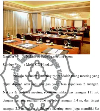 Gambar 13 : Nakula & Sadewa meeting room 