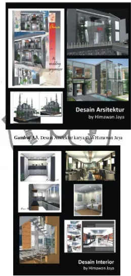 Gambar 3.3. Desain Arsitektur karya C.V. Himawan Jaya