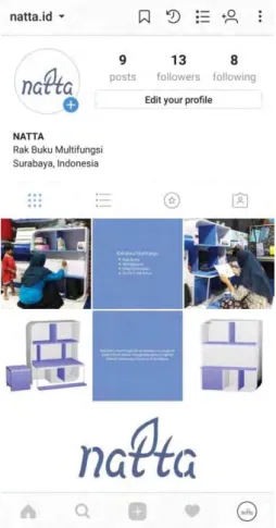 Gambar 8. Instagram Natta 