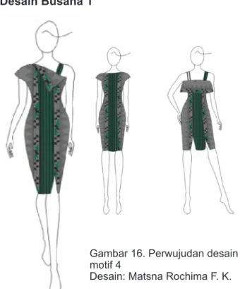 Gambar 16. Perwujudan desain  motif 4