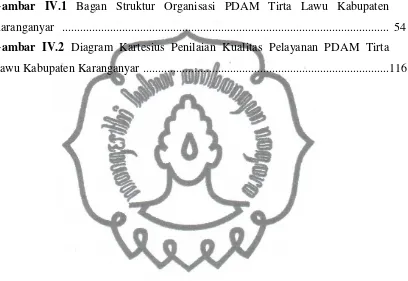 Gambar IV.1 Bagan Struktur Organisasi PDAM Tirta Lawu Kabupaten 