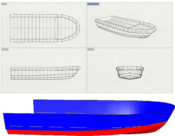 Gambar 2. 3 Model 3D Lambung Kapal 3 