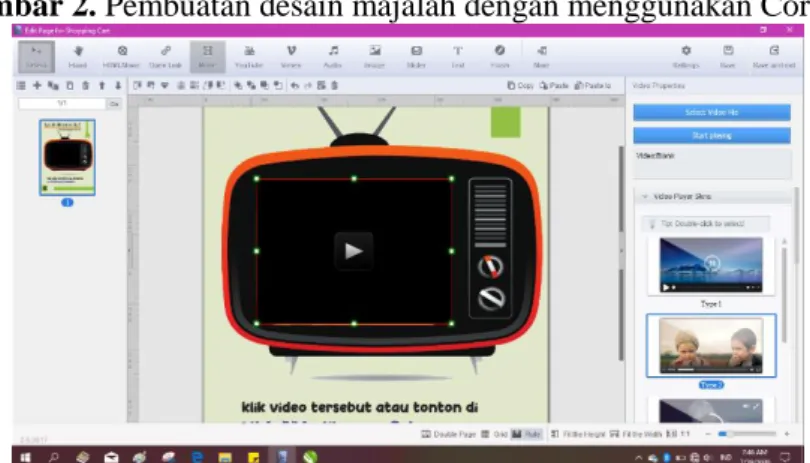 Gambar 3. Memasukkan Video ke dalam E-Magmath 