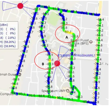 Gambar 4.5 Plot area sebelum optimasi 